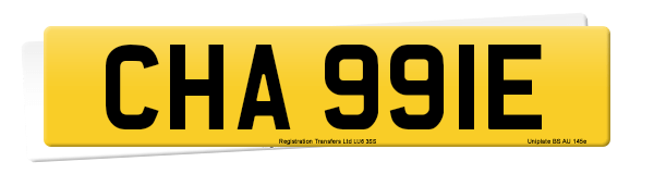 Registration number CHA 991E